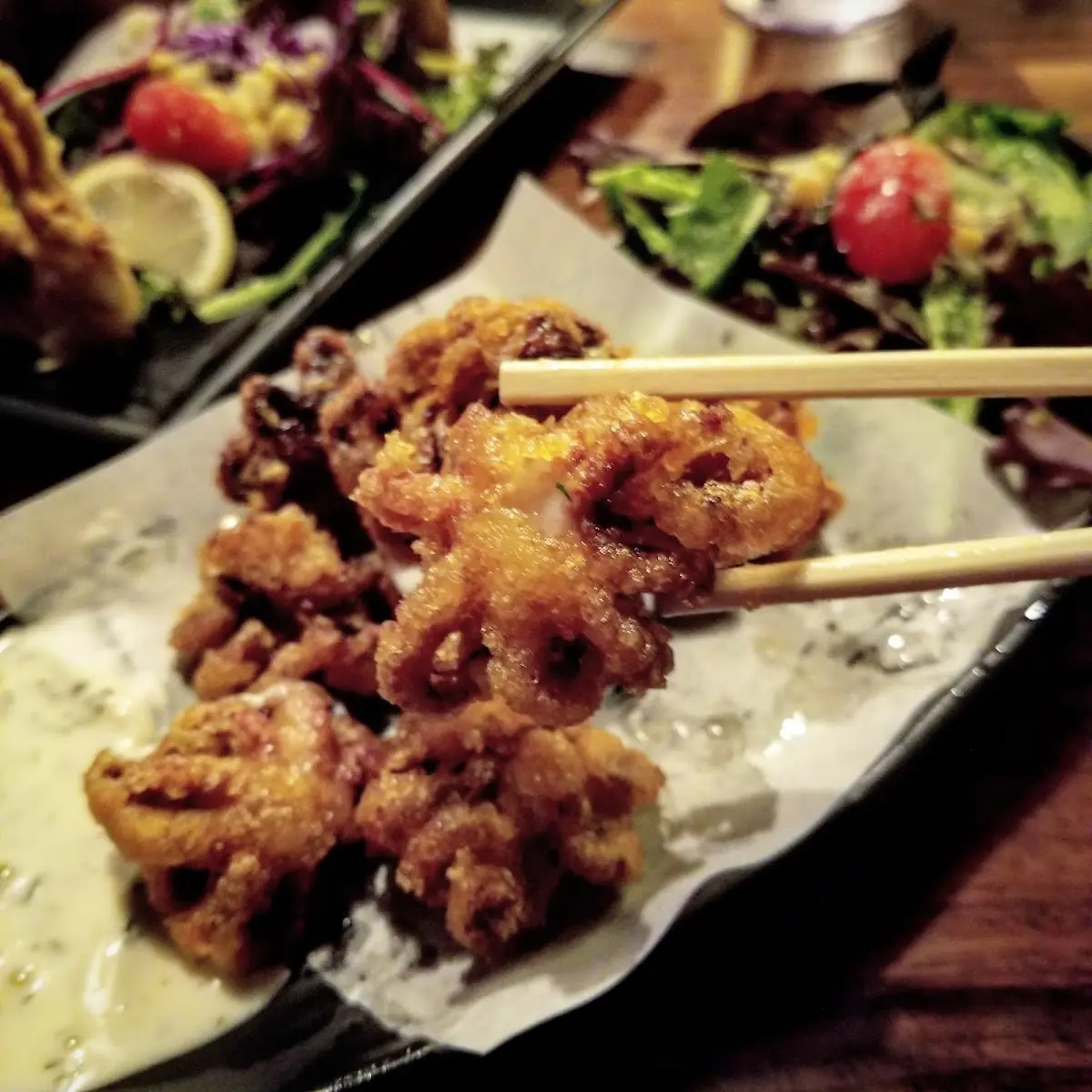 Fried Baby Octopus