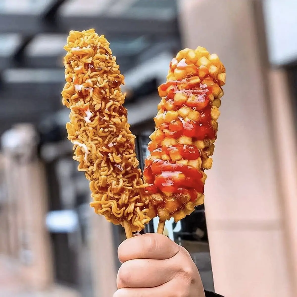 Korean Corn Dog Potatoes