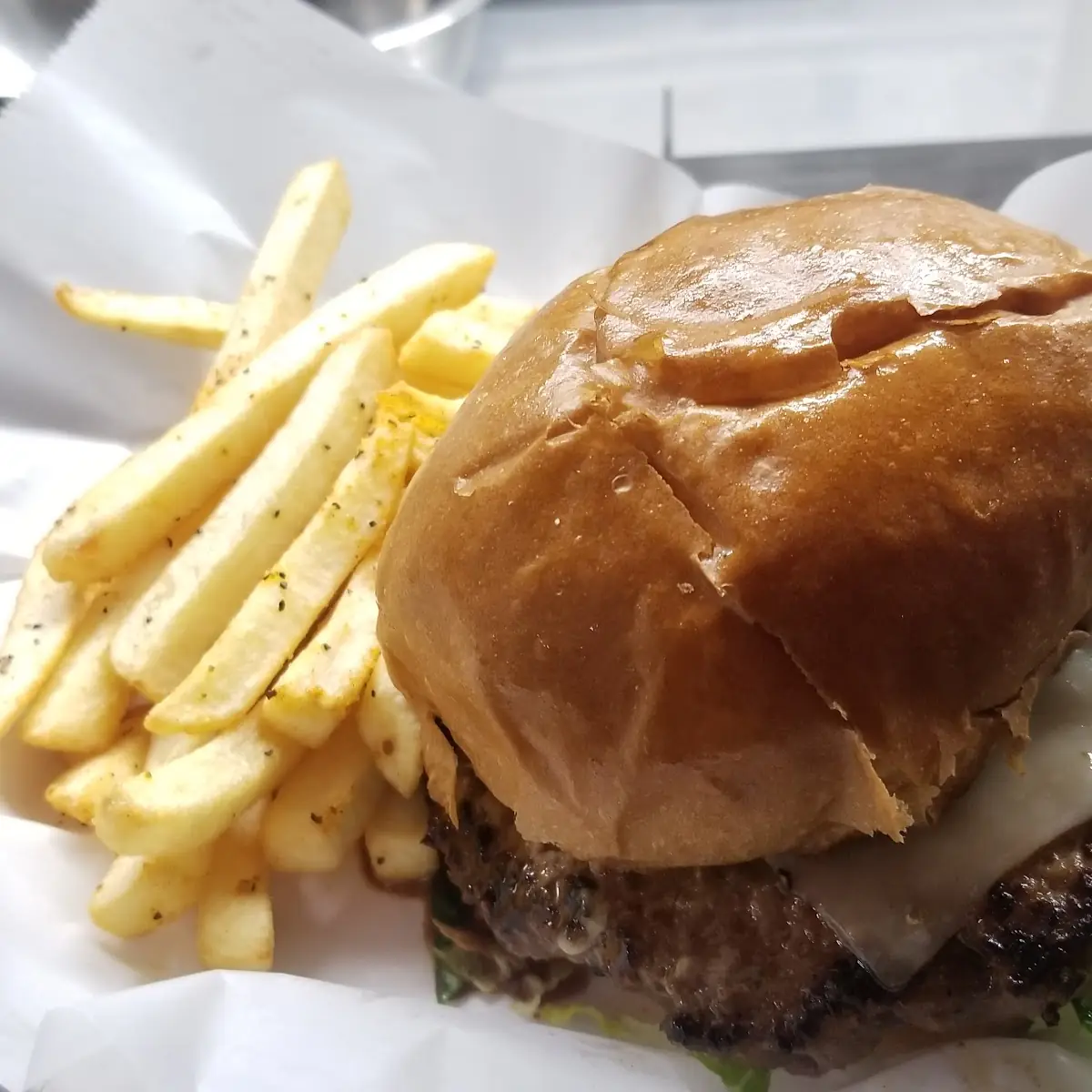 Mushroom Swiss Burger