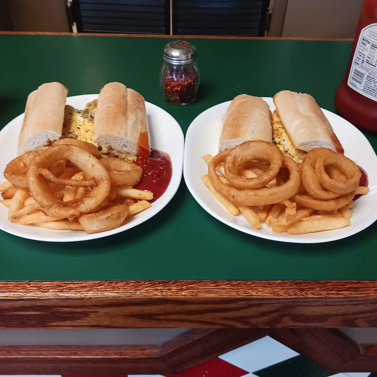 Burger with Fries