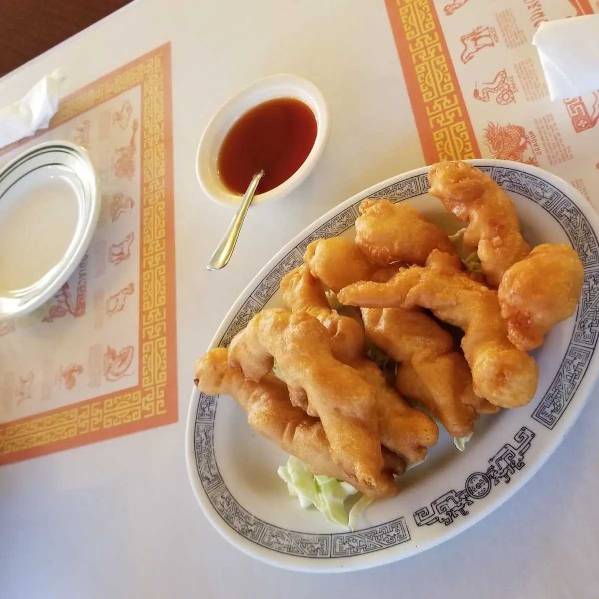 Battered Shrimp and Dipping Sauce