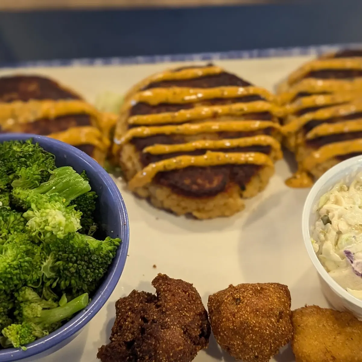 Crab Cake Platter