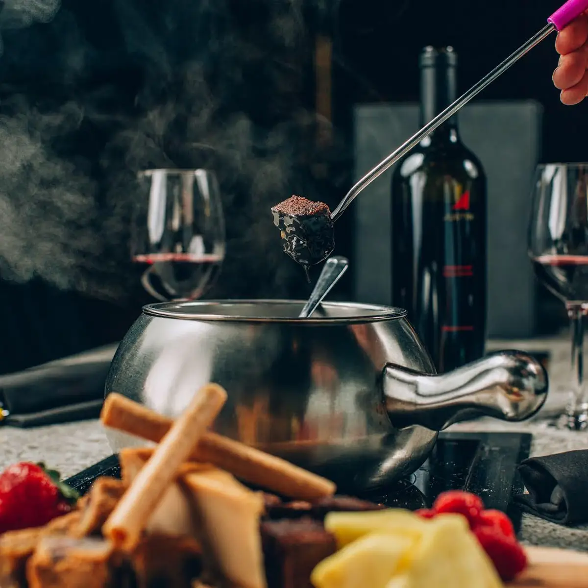 Vegan Cheese Fondue