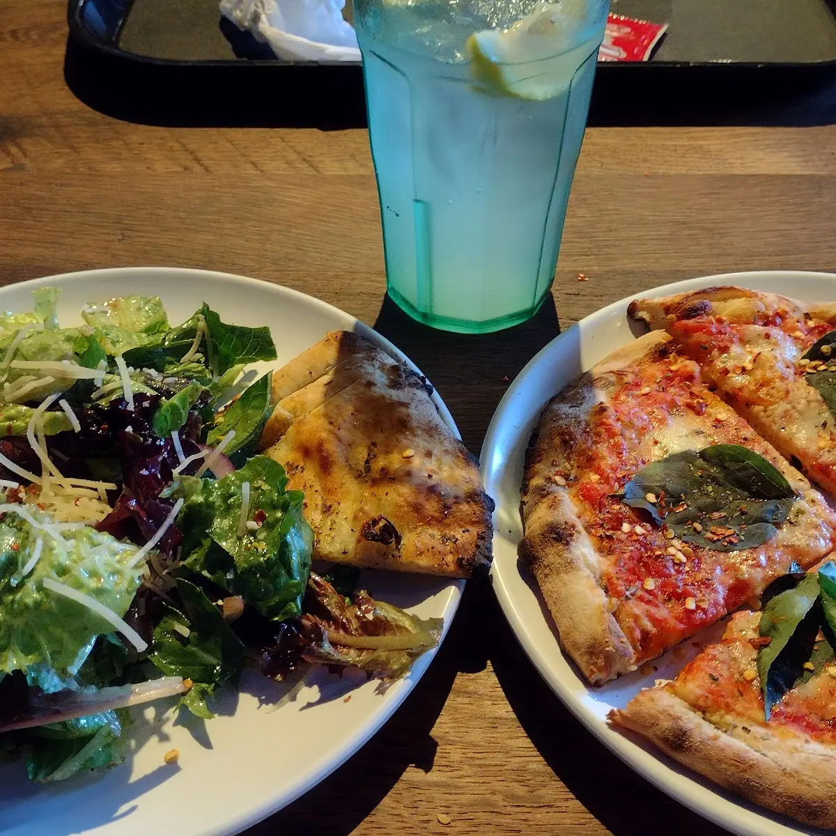 Lunch Special Side Salad with Pizza Margherita