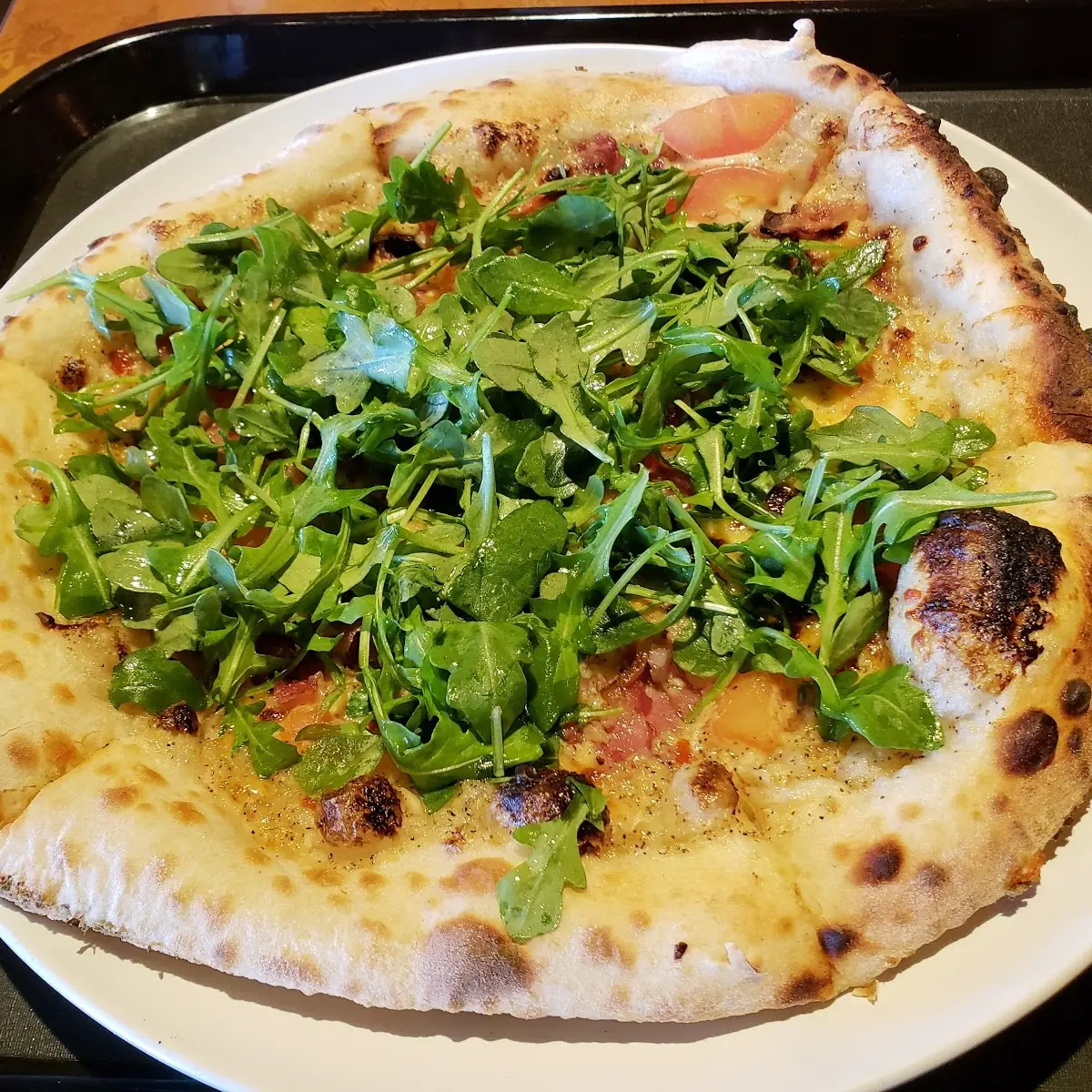 White Pizza Margherita Pizza