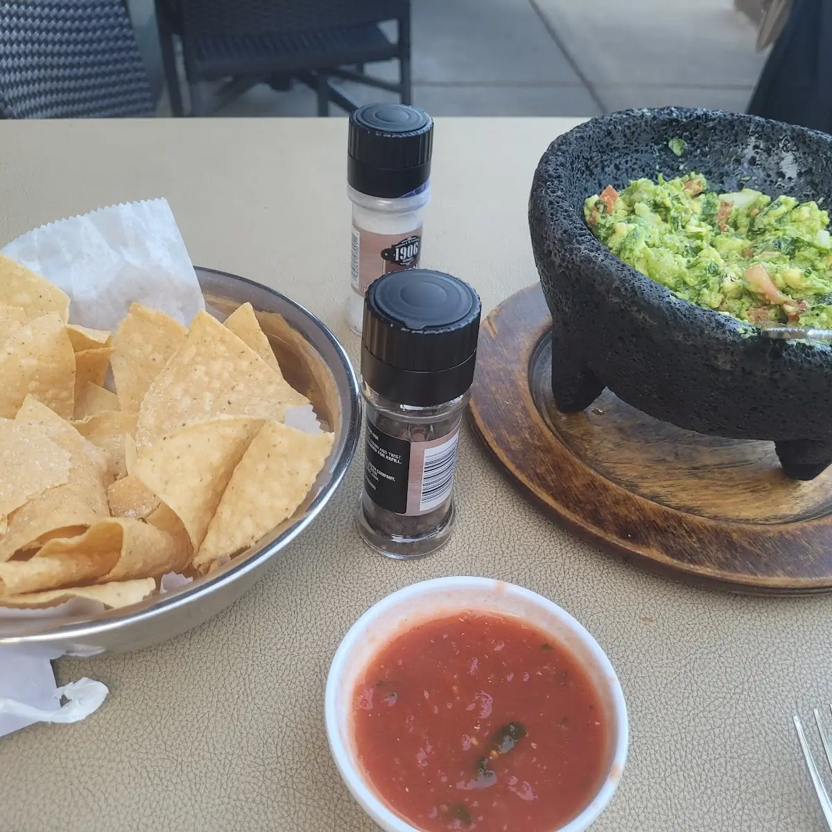 Chips Salsa and Guacamole