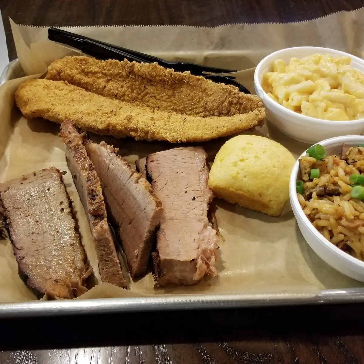 Catfish and Beef Brisket