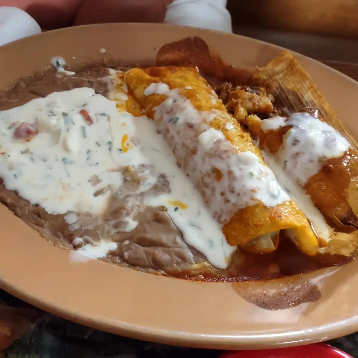 Tamale and Burrito Combo