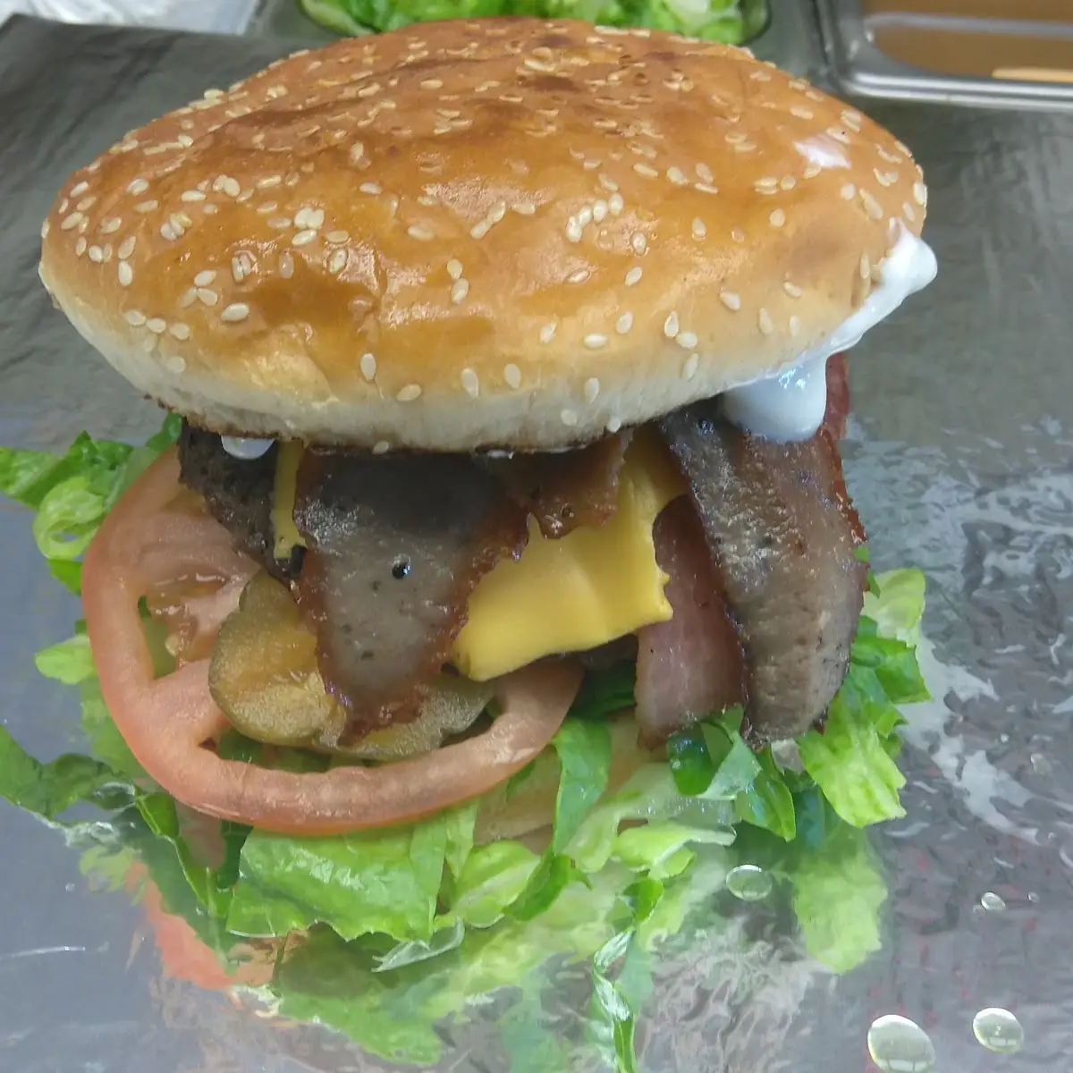 Gyros Cheese Burger