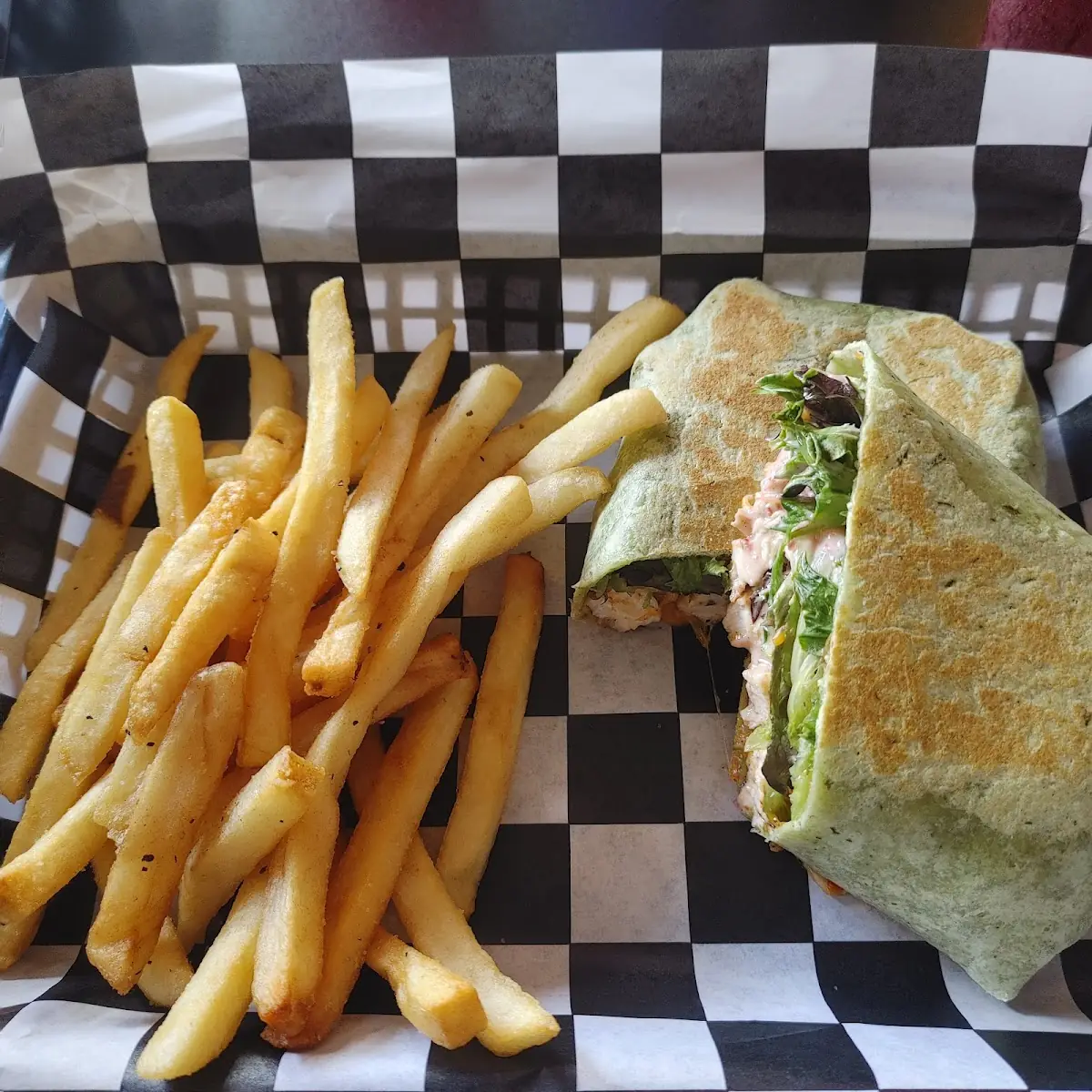 Chicken Wrap with Cranberry Mayo