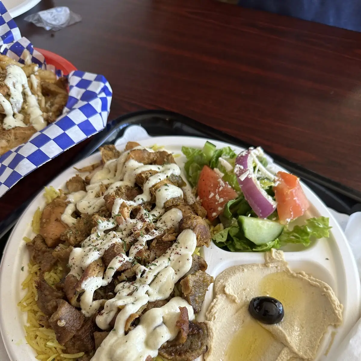Grill Chicken Shawarma Plate