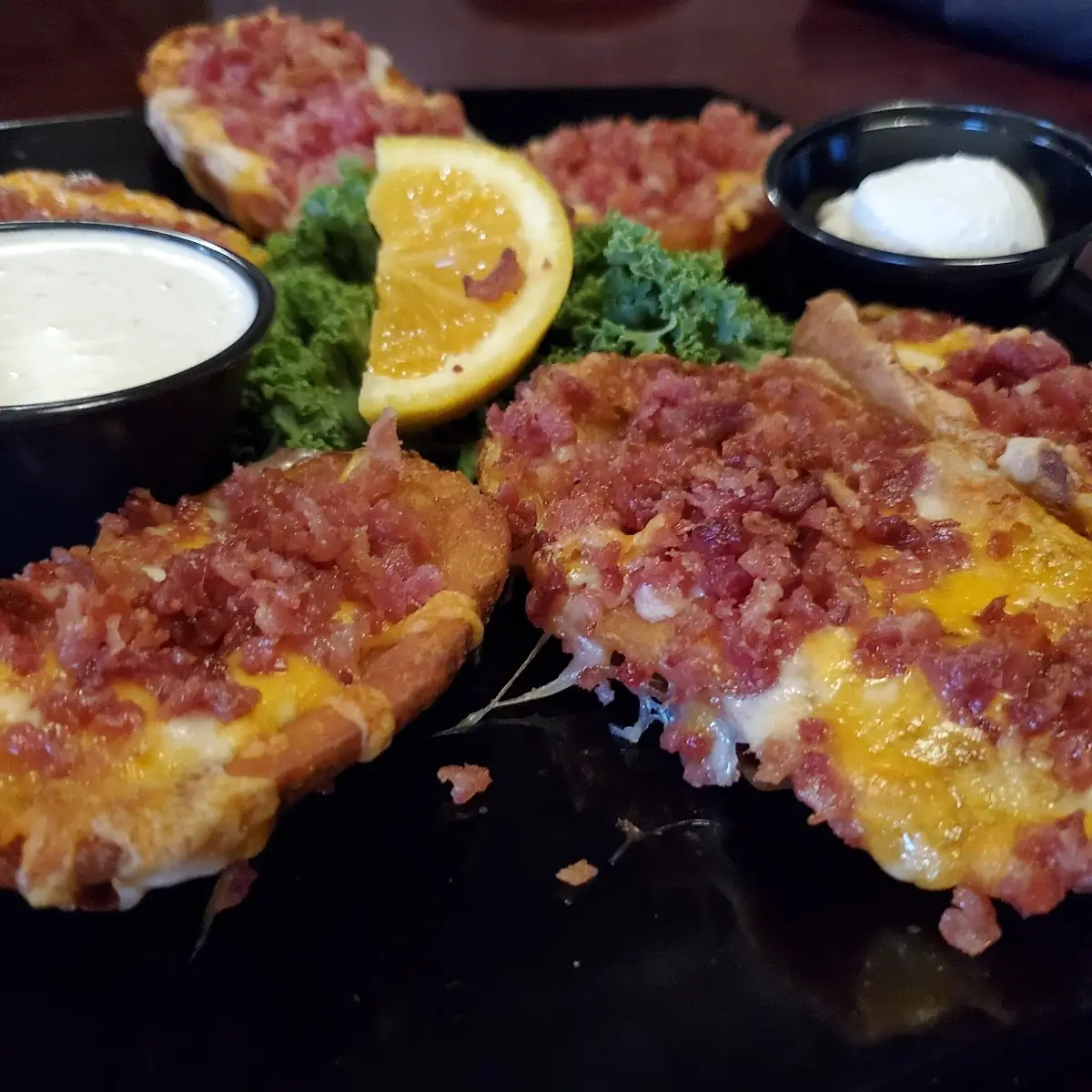 Loaded Potato Skins Appetizer