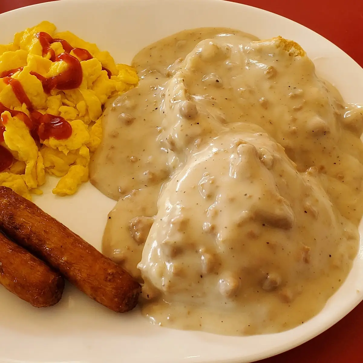 Biscuits and Sausage Gravy Meal