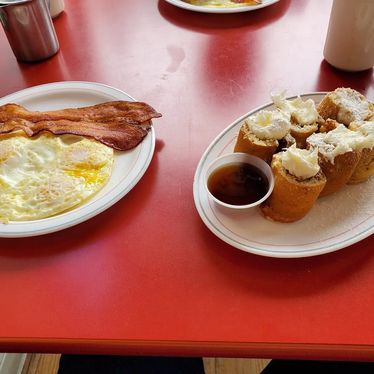 Cinnamon Roll Pancake Breakfast