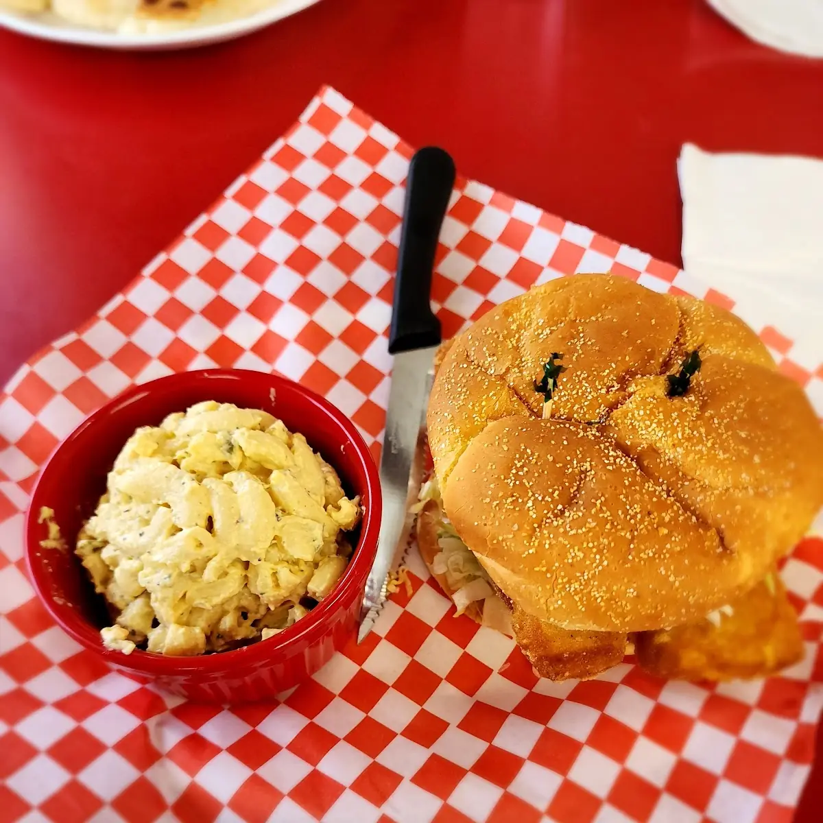 Dino's Special Fish Sandwich