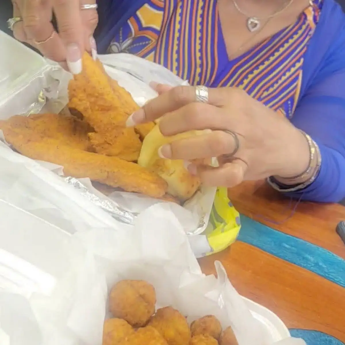 Walleye & Jojo's & Fried Mushrooms