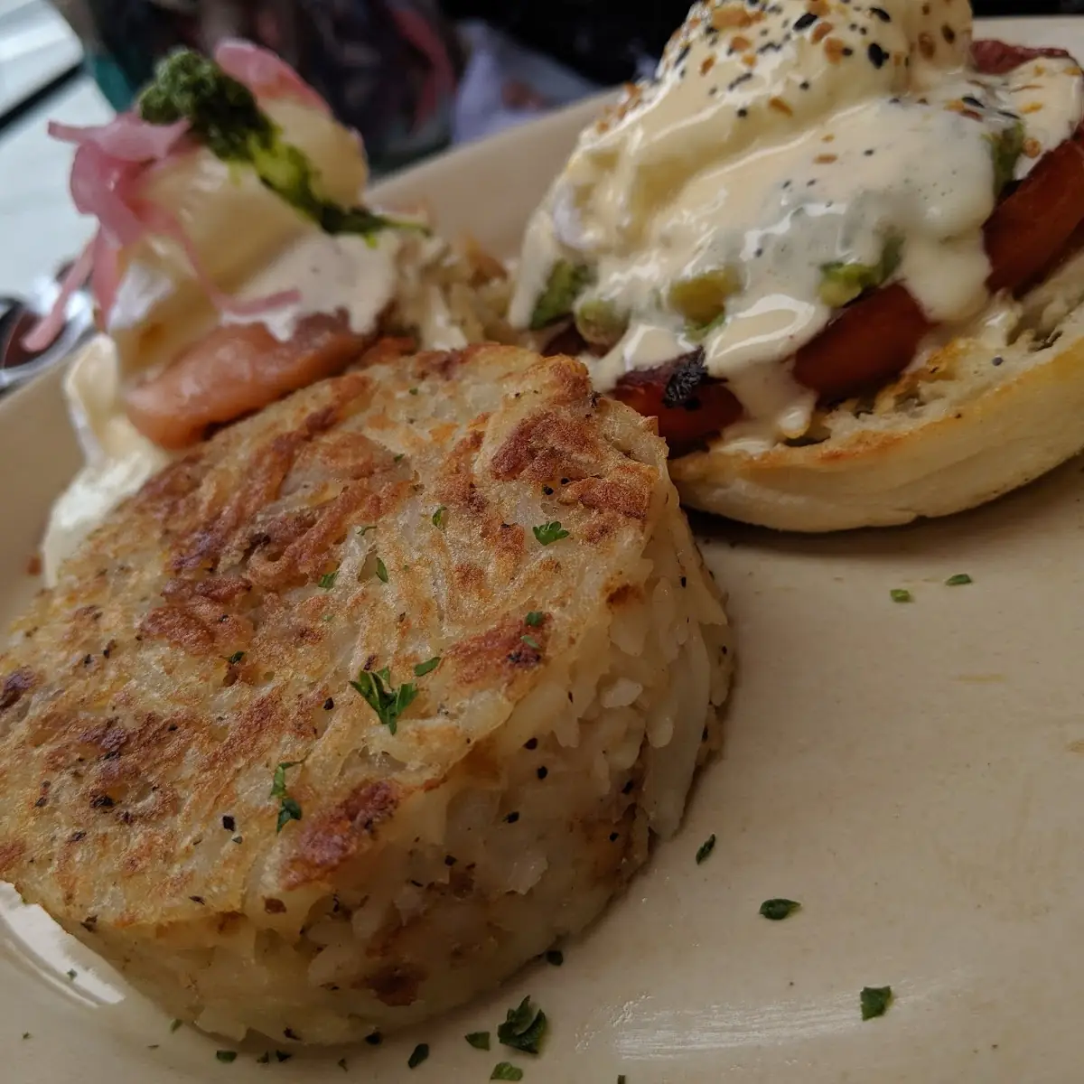 Parmesan-Panko Crab Cake Benedict