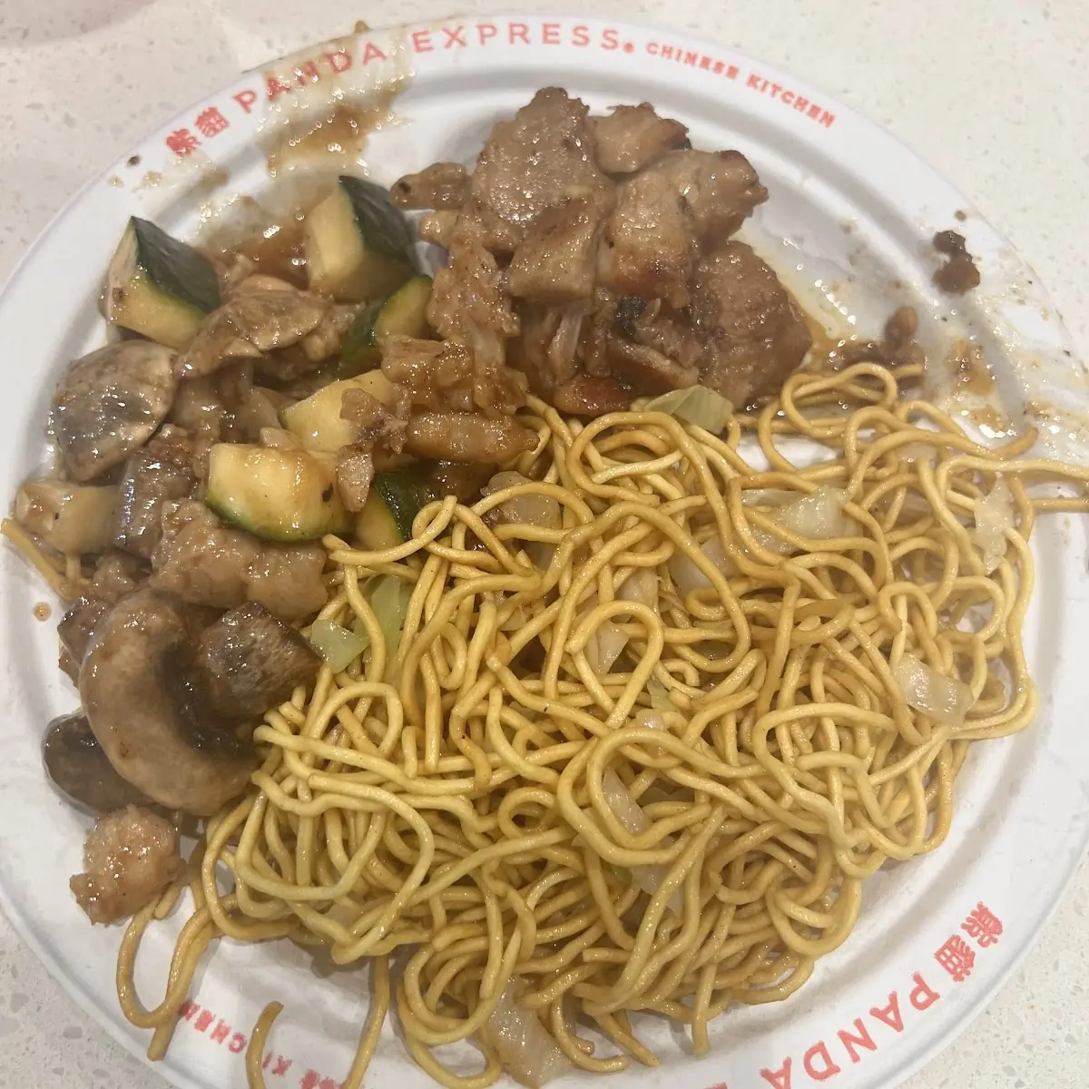Mashroom Chicken Chow Mein