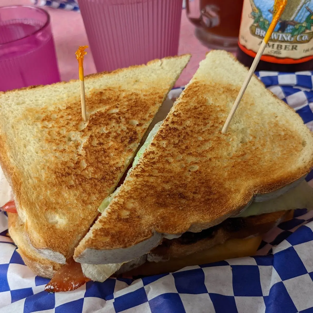 Crab and Cheese Sandwich