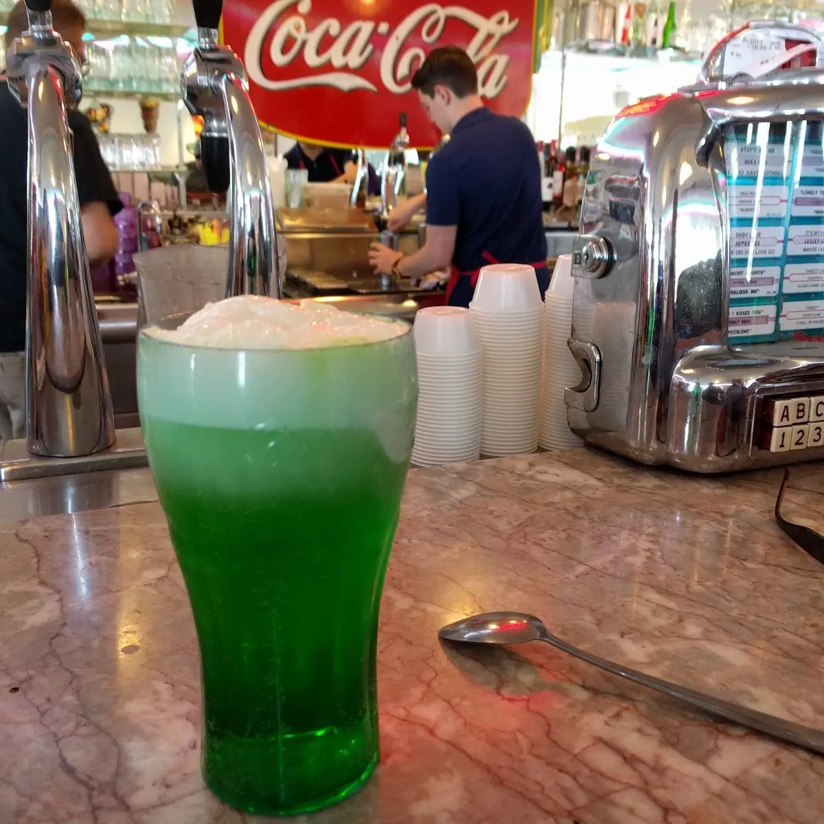 Green River Ice Cream Float