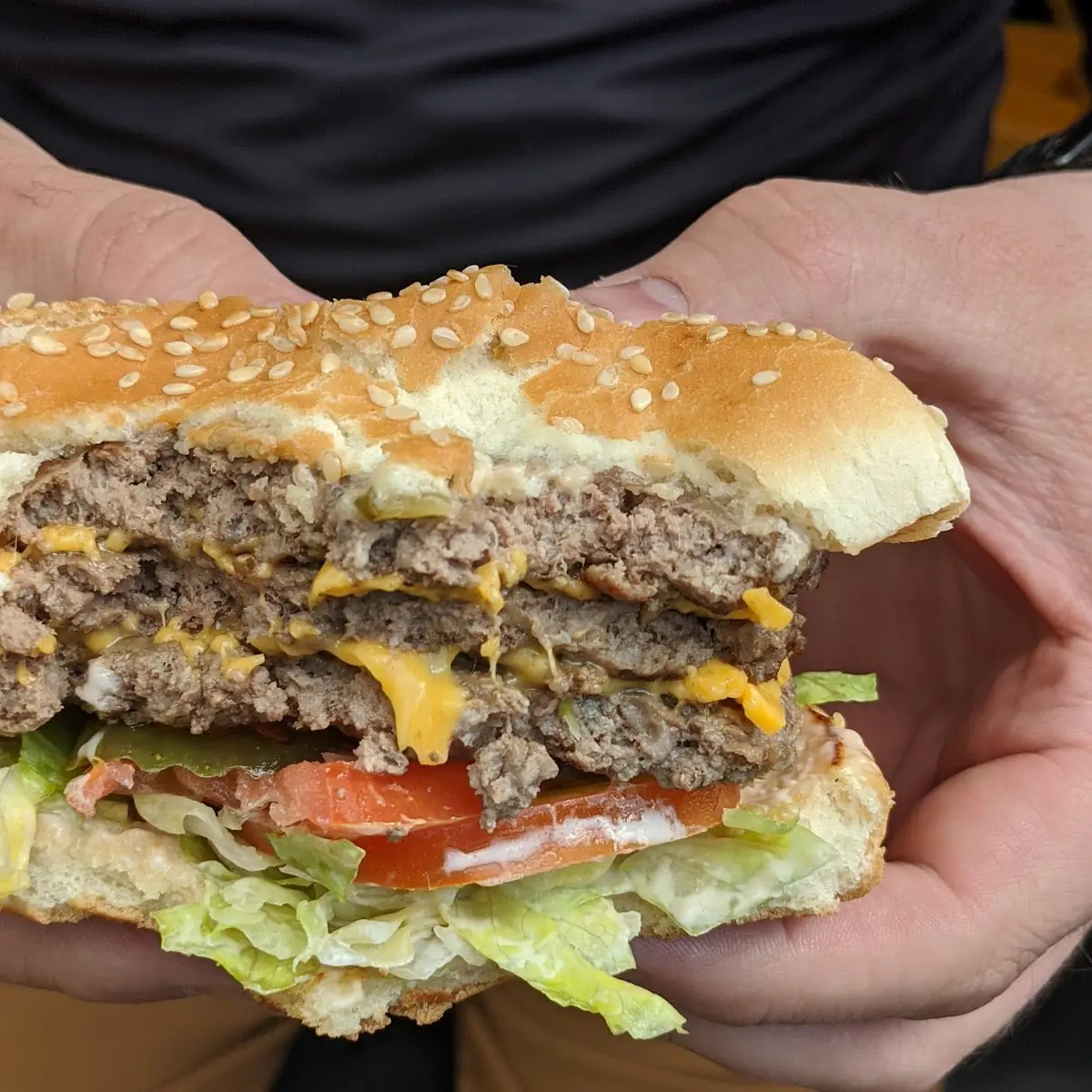 Triple Cheeseburger