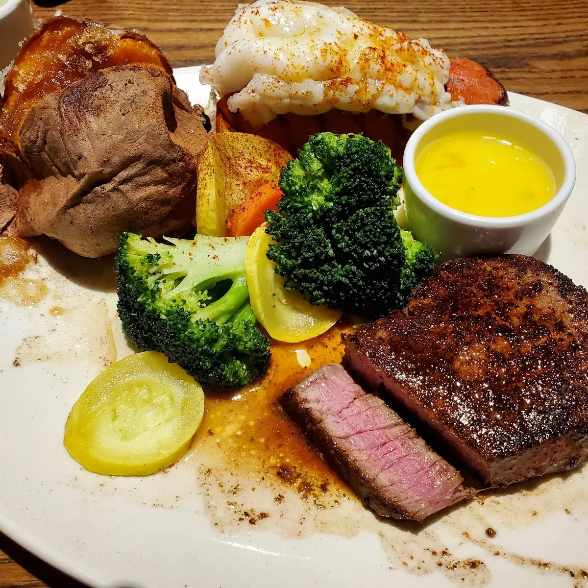 Steak and Lobster Tail