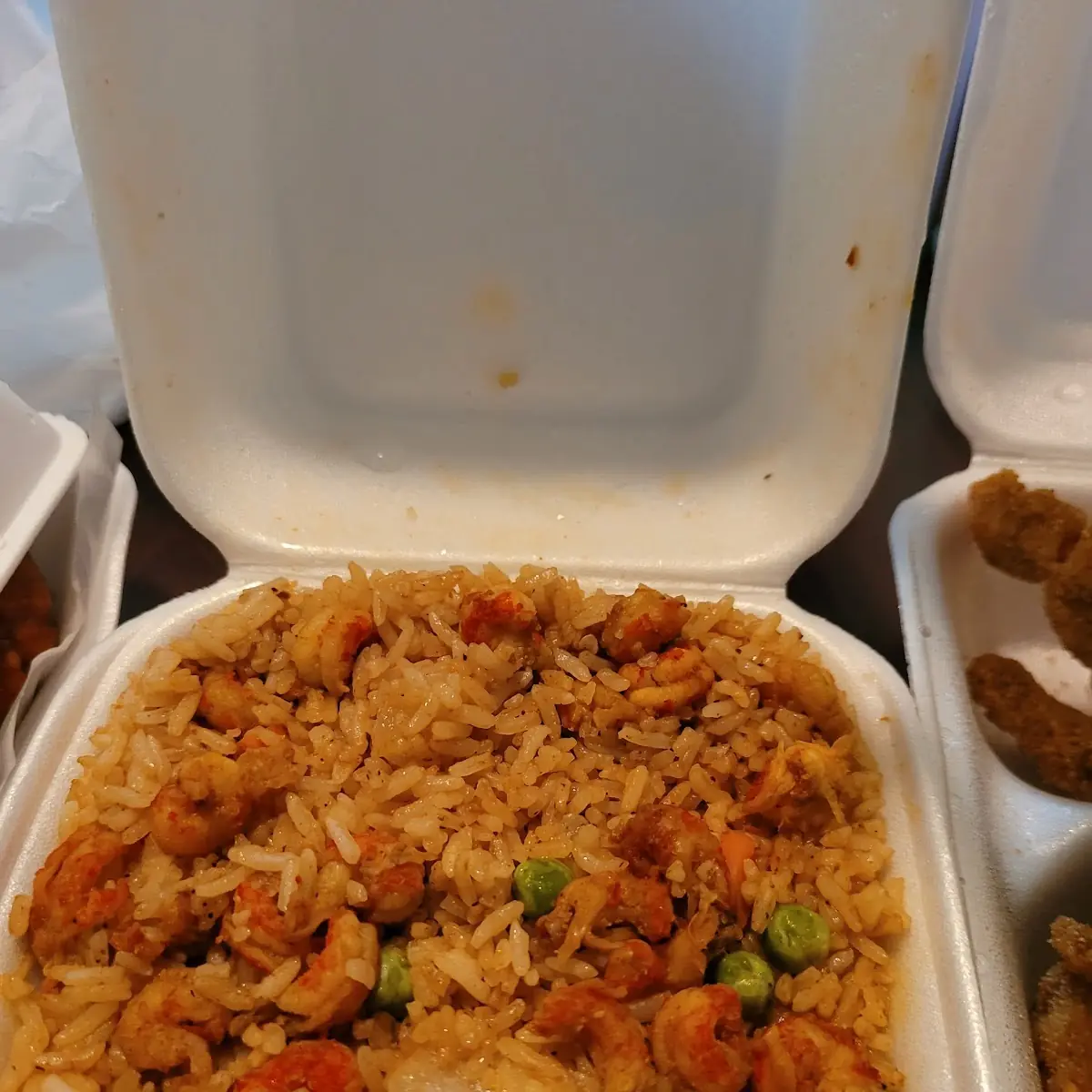 Tray of Shrimp Fried Rice