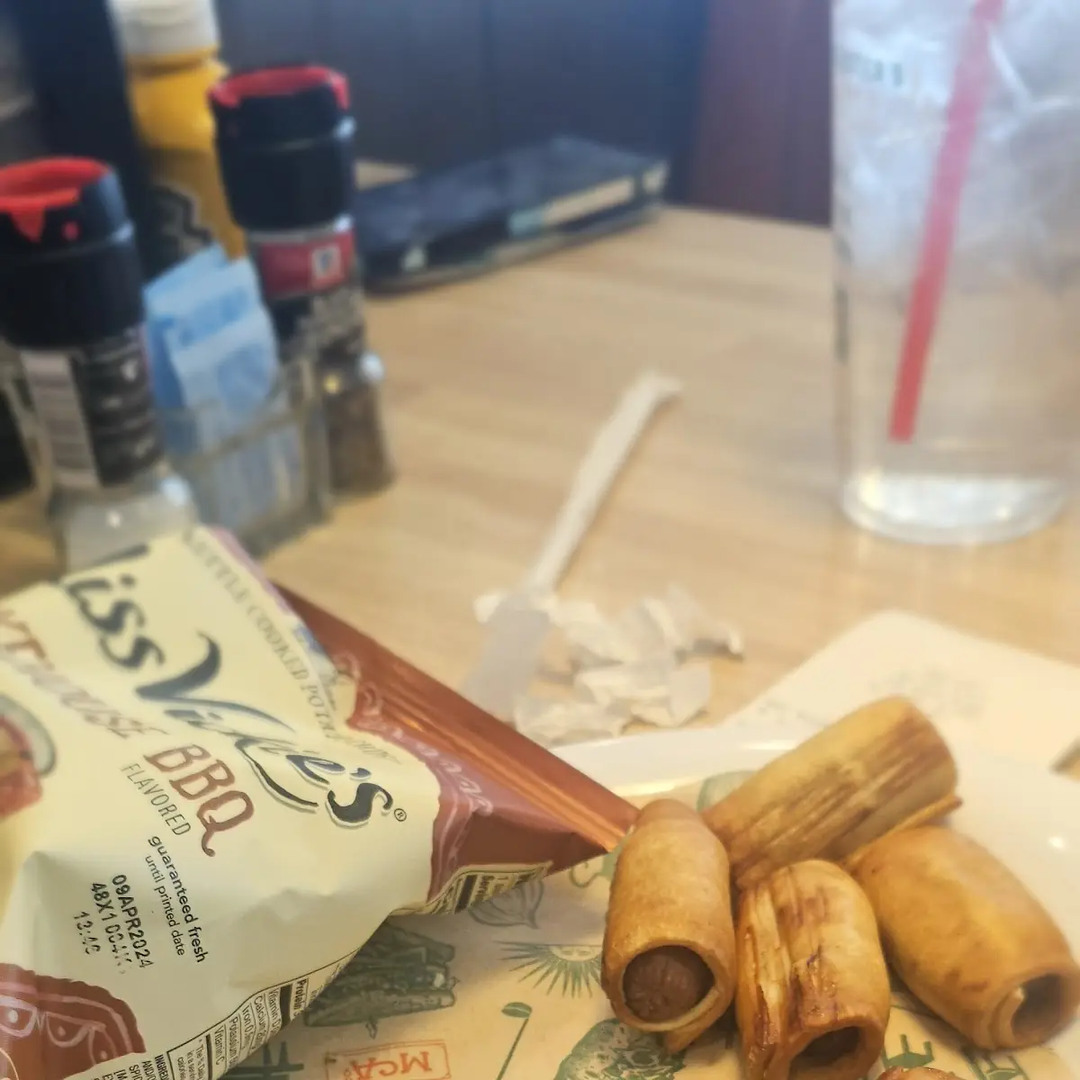 Mini Pretzel Dogs with Chips