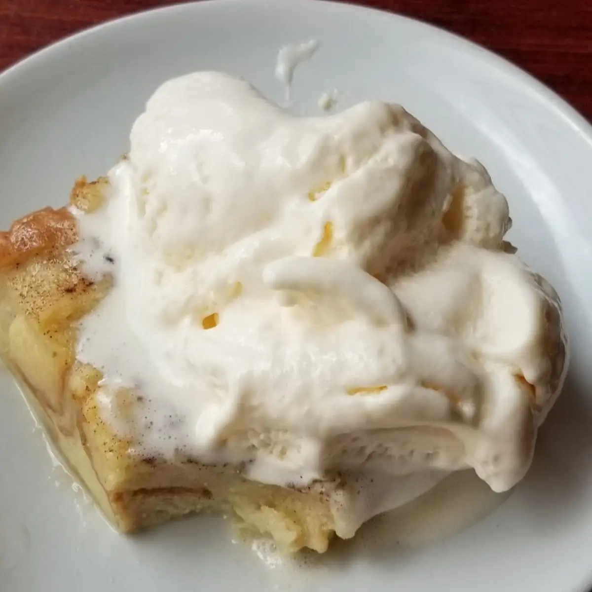 Caramel Bourbon Bread Pudding