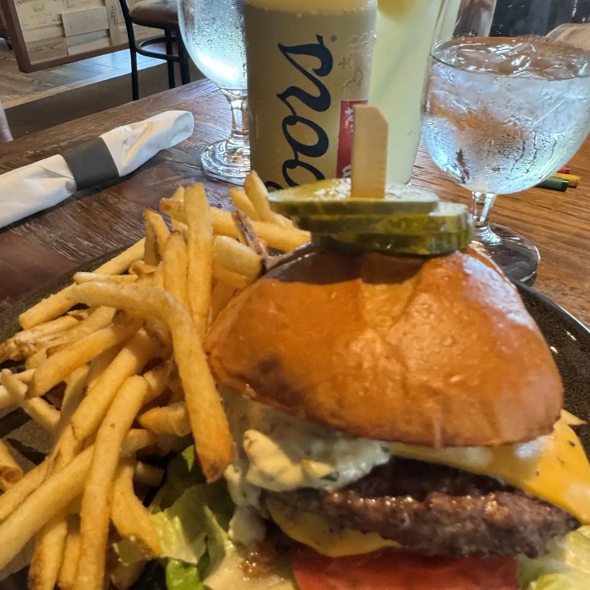 The Ranch Double Cheeseburger