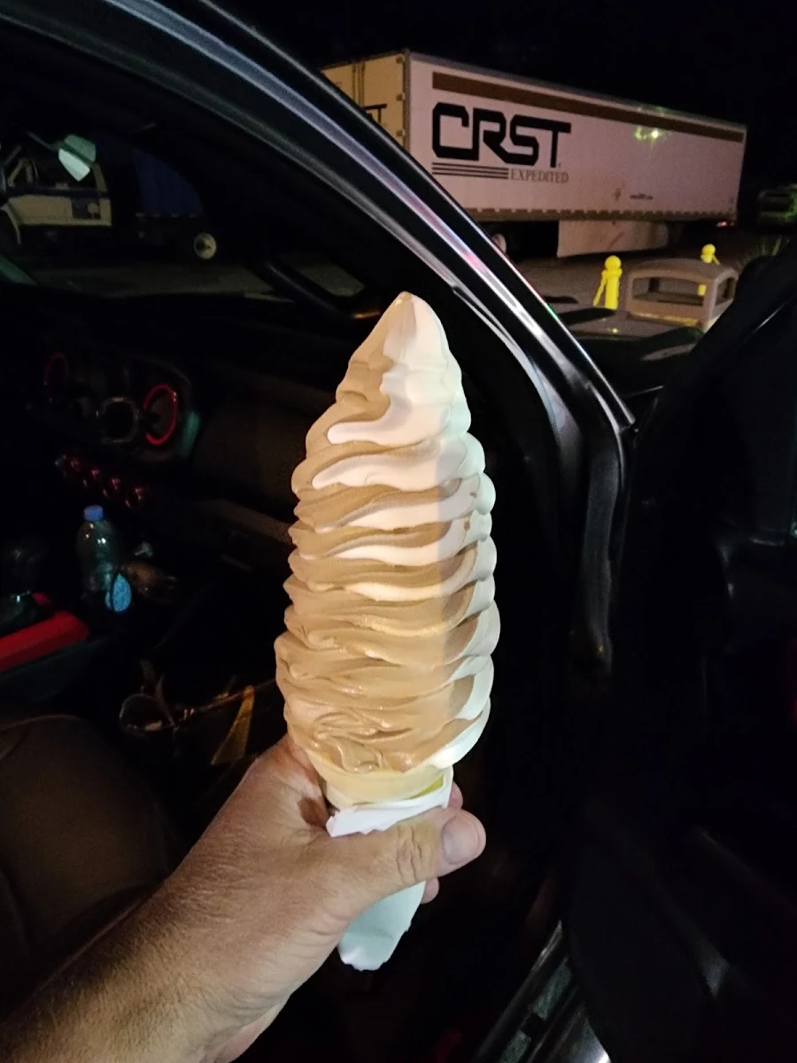 Chocolate and Vanilla Cone