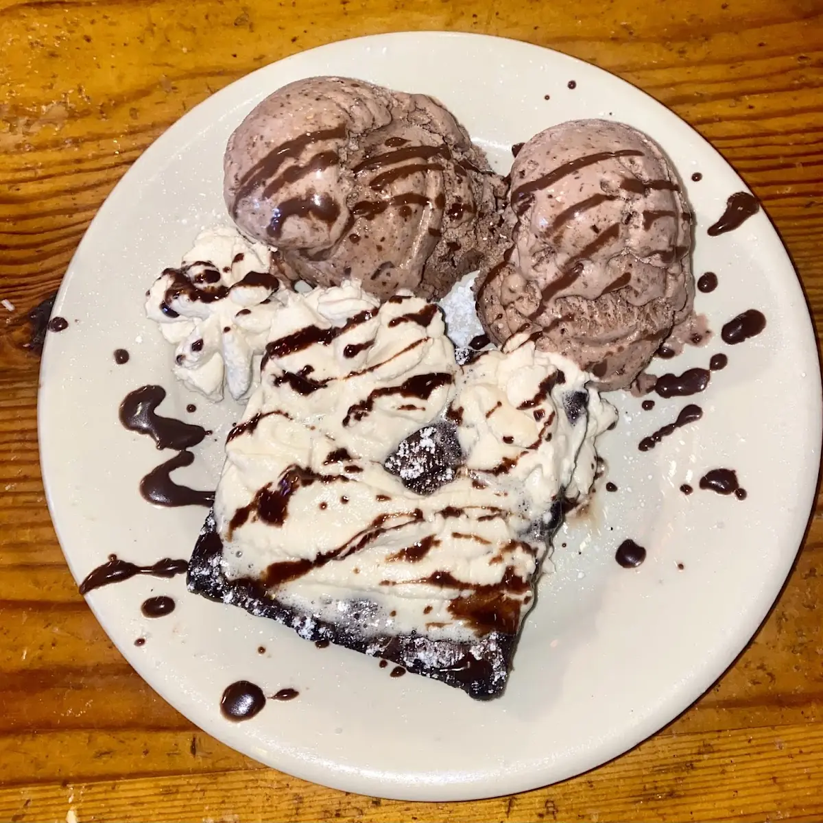 Homemade Brownie Sundae