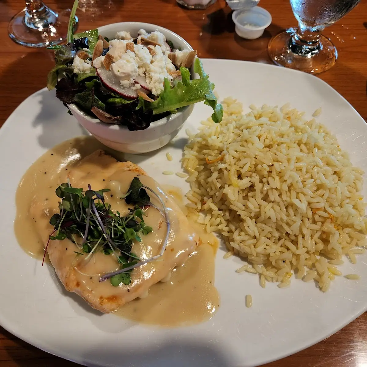 Salmon with Maple Sauce, Valley View Restaurant