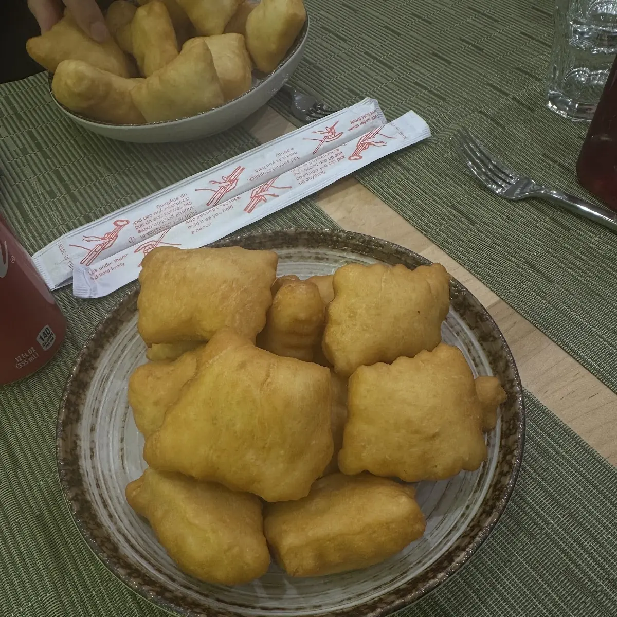 Golden Fried Bread Pieces