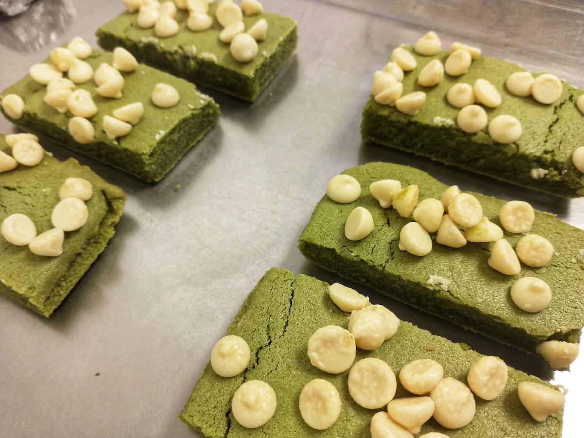 White Chocolate Matcha Mochi