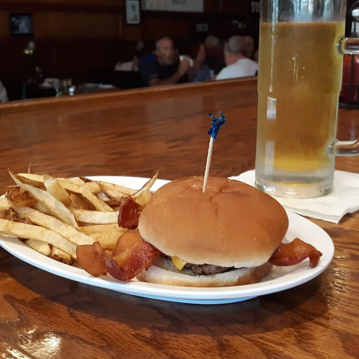 Bacon Cheeseburger and Fresh Cut Fries