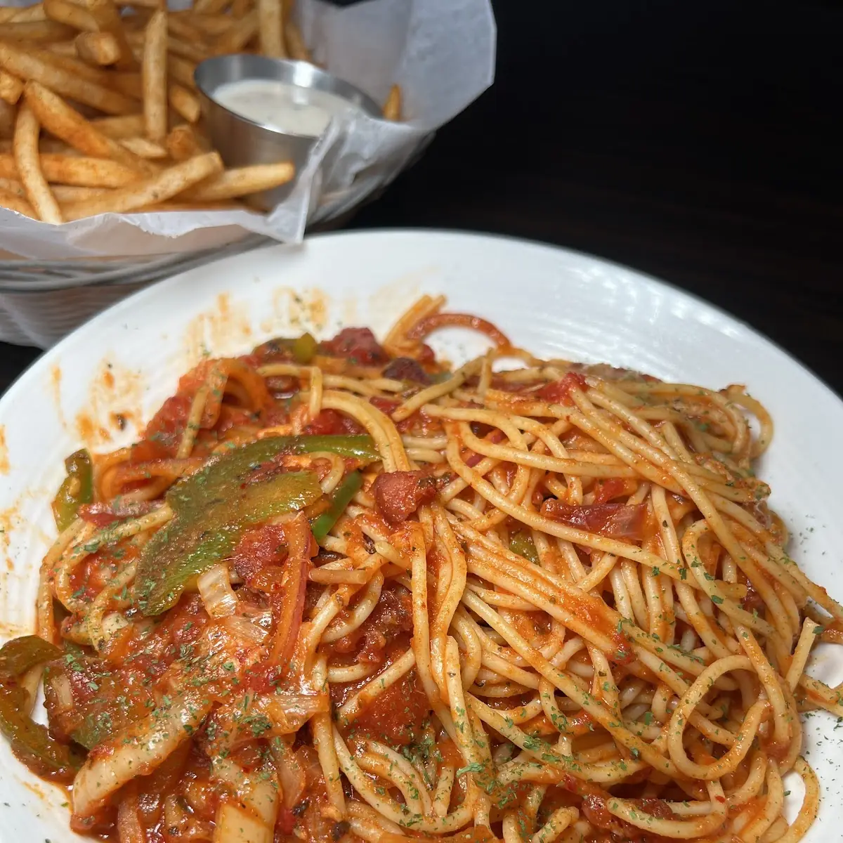 Kimchi Chicken Pasta