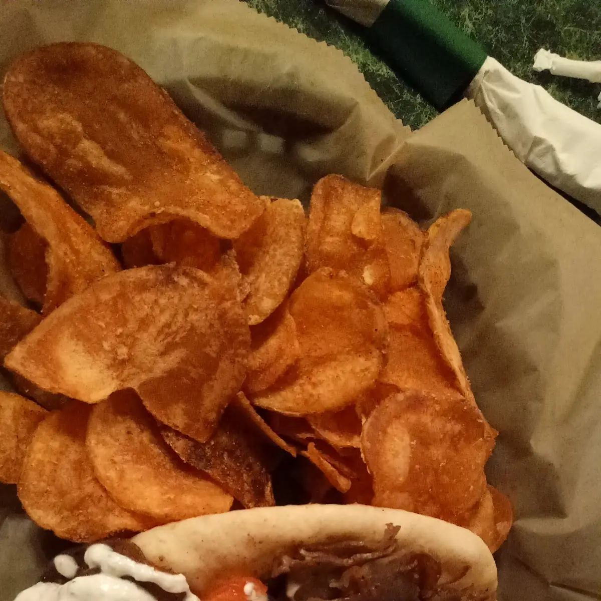 Gyro Sandwich with Chips