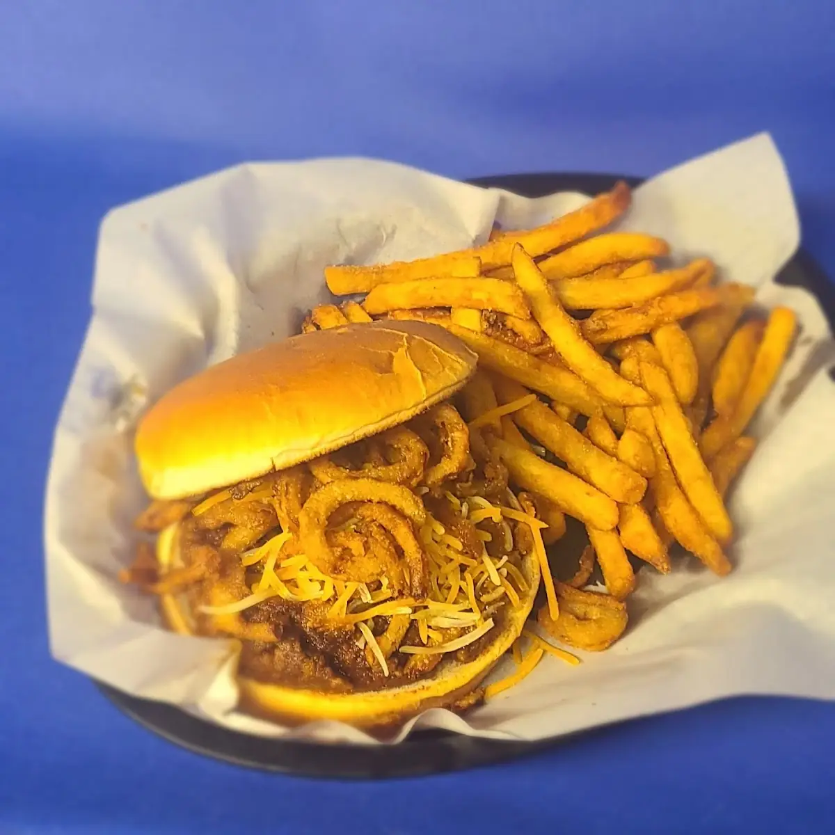 Open Faced Sloppy Joe & Wedge