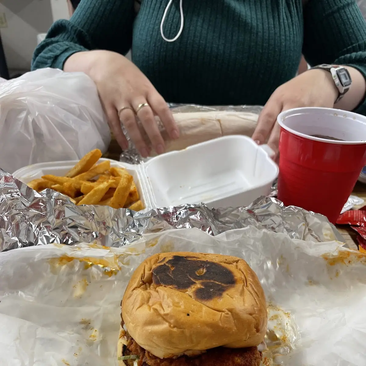 Hot Chicken Burger
