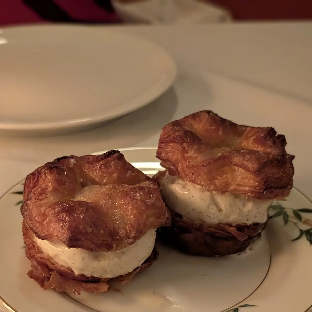 Choux Pastry with Vanilla Ice Cream