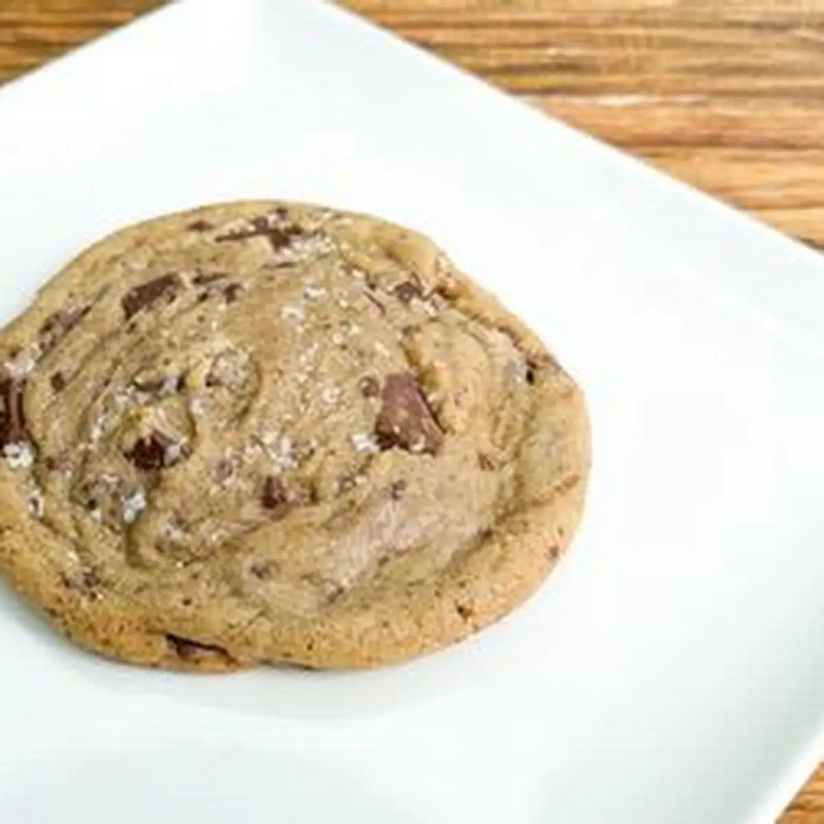 Brown Butter Chocolate Chunk Cookie with Cinnamon and Flaky Sea Salt