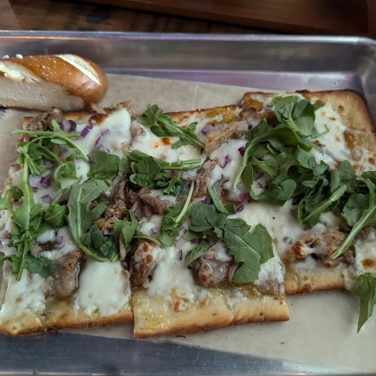Spinach and Artichoke Flatbread