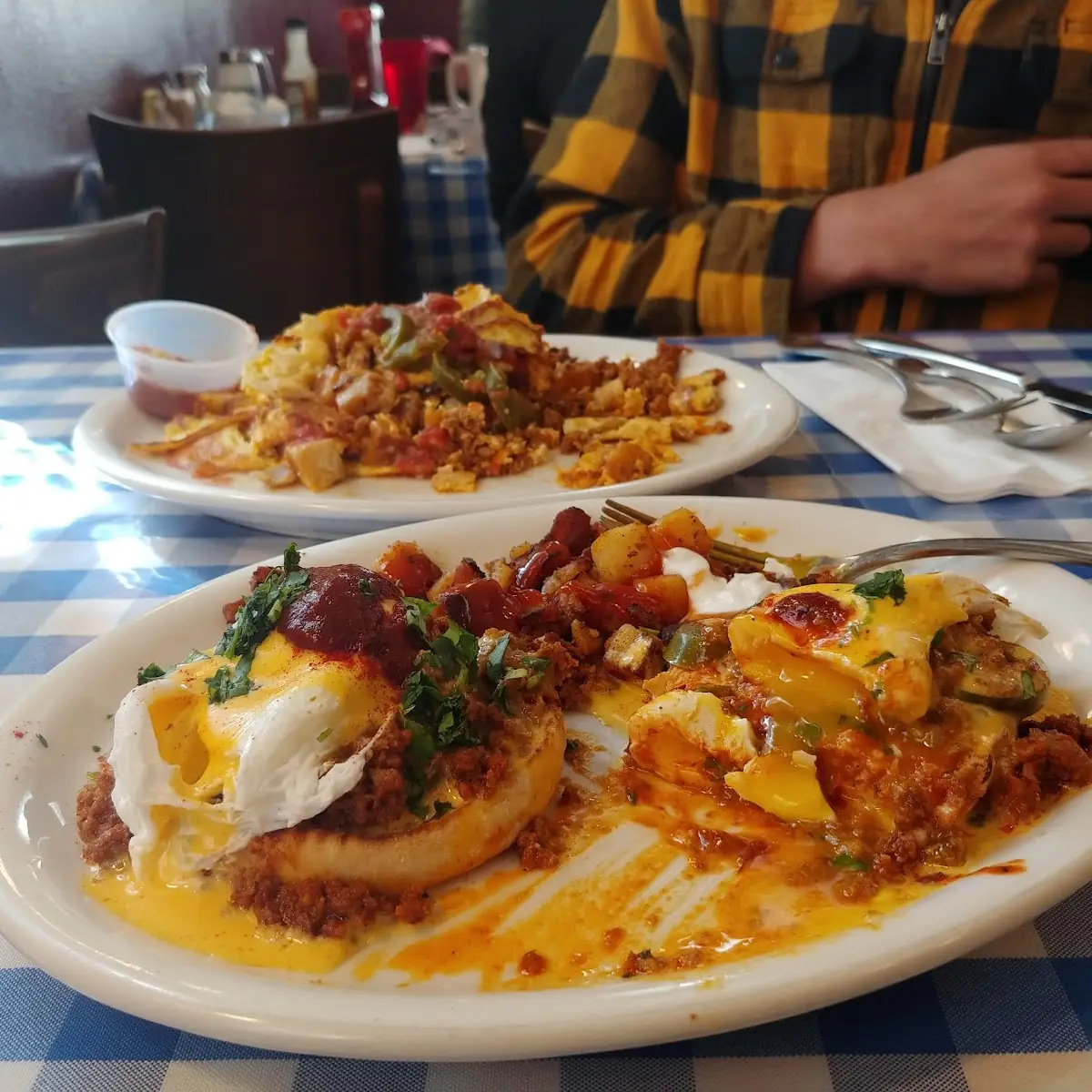 Chorizo Eggs Benedict
