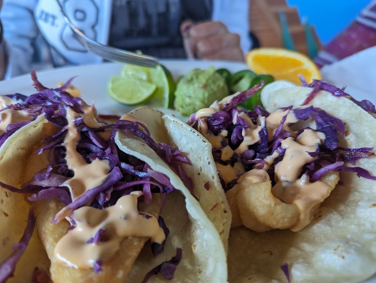 Fish Tacos, Huevos Gourmet