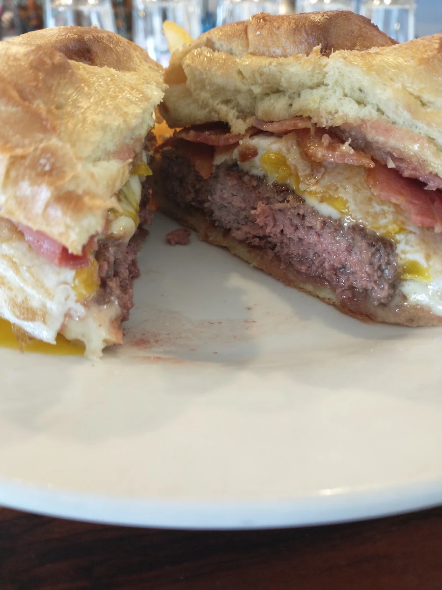 Brunch Burger and Fries