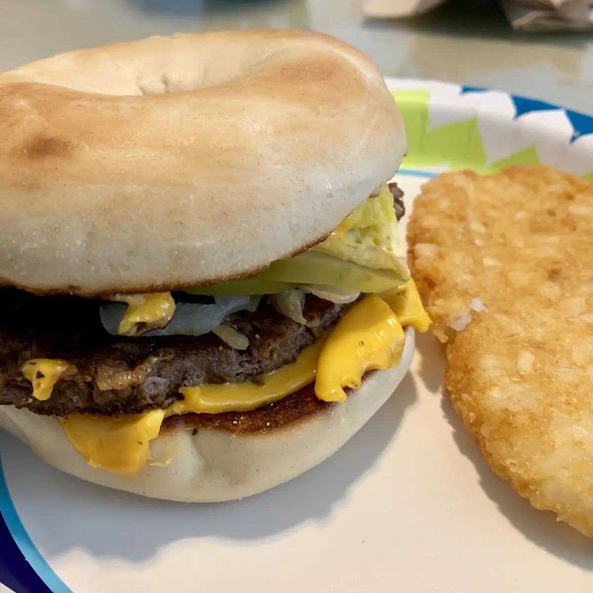 Steak Egg Cheese Bagel