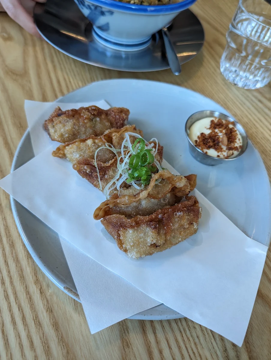 Crispy Buta Gyoza, AFURI ramen + dumpling Toronto