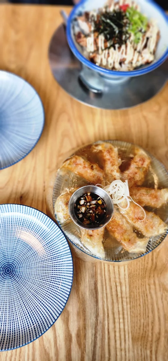 Dumplings, AFURI ramen + dumpling Toronto