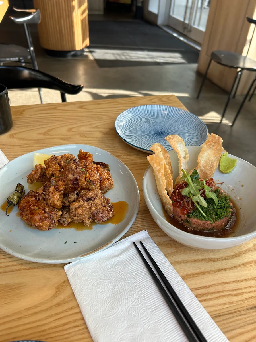Spicy Tori Karaage, AFURI ramen + dumpling Toronto
